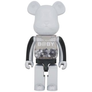 MY FIRST BE@RBRICK B@BY BLACK & WHITE CHROME Ver. 1000％