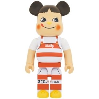 BE@RBRICK ペコちゃん ミルキー三角帽子デザイン 1000％