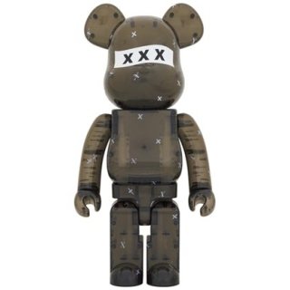 BE@RBRICK GOD SELECTION XXX BLACK CLEAR 1000％