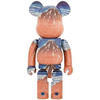 BE@RBRICK 葛飾北斎 「冨嶽三十六景 凱風快晴」1000％
