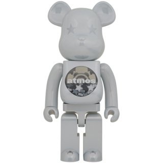 BE@RBRICK atmos WHITE CHROME Ver. 1000％