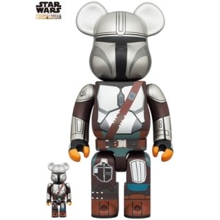 BE@RBRICK MANDALORIAN BESKAR ARMOR 100％ & 400％