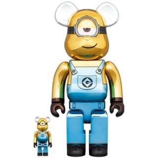 BE@RBRICK STUART Chrome Ver. 100％ & 400％