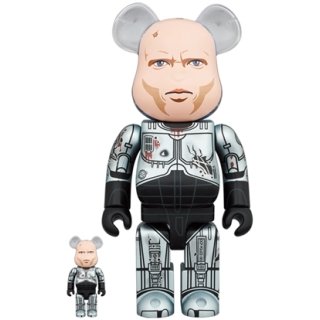 BE@RBRICK ROBOCOP MURPHY HEAD Ver. 100％ & 400％