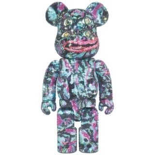 CRYSTAL DECORATE BE@RBRICK NAGNAGNAG FOUR EYES 400％