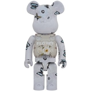 BE@RBRICK FLOR@ #2 White 1000％