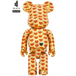BE@RBRICK Gold Heart 1000％