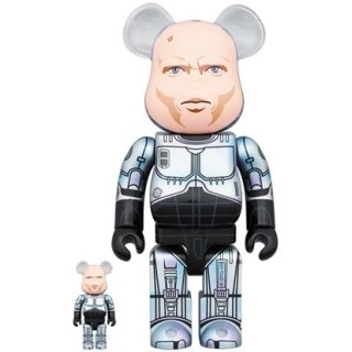 BE@RBRICK ROBOCOP 2 MURPHY HEAD Ver. 100％ & 400％