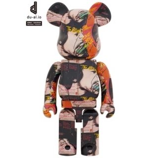 BE@RBRICK Andy Warhol × The Rolling Stones “Love You Live” 1000％