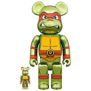 BE@RBRICK RAPHAEL CHROME Ver. 100％ & 400％