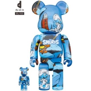 BE@RBRICK The Smurfs 「The Astrosmurf」100％ & 400％