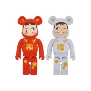 BE@RBRICK 達磨 ペコちゃん／ポコちゃん 1000％