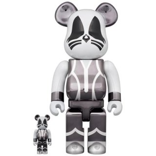 BE@RBRICK KISS CATMAN CHROME Ver.100％ & 400％