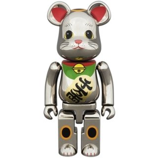 超合金 BE@RBRICK 招き猫 銀メッキ