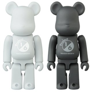BE@RBRICK TONE ON TONE WHITE／BLACK