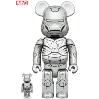 BE@RBRICK IRON MAN MARK II 100％ & 400％