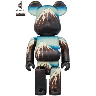 BE@RBRICK 葛飾北斎 「冨嶽三十六景 山下白雨」1000％