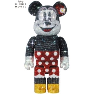 CRYSTAL DECORATE MINNIE MOUSE BE@RBRICK 400％