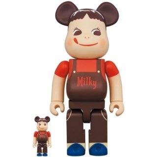 BE@RBRICK ペコちゃん チョコレートミルキー 100％ & 400％