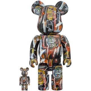 BE@RBRICK JEAN-MICHEL BASQUIAT #11 100％ & 400％