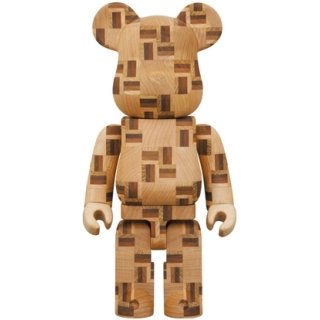 BE@RBRICK カリモク 寄木 CHESS 400％
