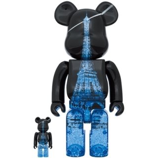 EIFFEL TOWER BE@RBRICK SPARKLING Ver. 100％ & 400％