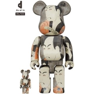 BE@RBRICK Boston Museum 東洲斎写楽 「市川男女蔵の奴一平」 100％ & 400％