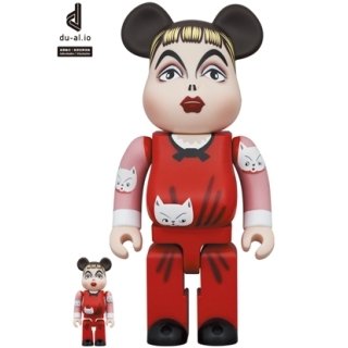 BE@RBRICK 金子國義 "猫が好き" 100％ & 400％