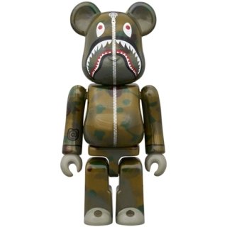 BE@RBRICK BAPE(R) × ALPHA CAMO SHARK 2023 100％ & 400％
