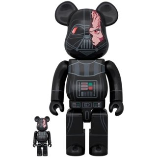 BE@RBRICK DARTH VADER(TM) DAMAGE Ver. (OBI-WAN KENOBI Ver.) 100％ & 400％