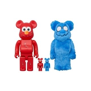 BE@RBRICK COIN PARKING DELIVERY × SESAME STREET ELMO (CPD Ver.) & 白井さん (SESAME STREET Ver.) 100％ & 4
