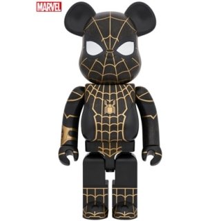 BE@RBRICK SPIDER-MAN BLACK & GOLD SUIT 1000％
