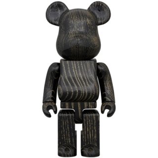 BE@RBRICK カリモク 浮造り 黒金 400％