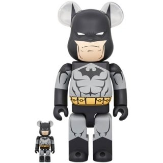 BE@RBRICK BATMAN (BATMAN: HUSH BLACK Ver.)100％ & 400％