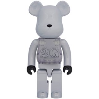 BE@RBRICK 2G WHITE CHROME 1000％