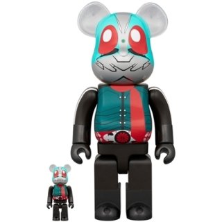 BE@RBRICK 仮面ライダー第2+1号 100％ & 400％