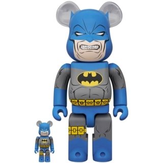 BE@RBRICK BATMAN(TDKR BLUE Ver.)100％ & 400％