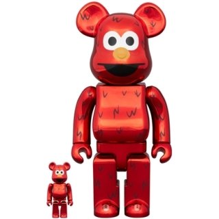 BE@RBRICK ELMO CHROME Ver. 100％ & 400％