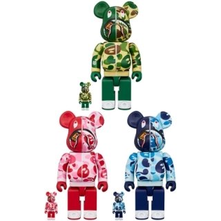 BE@RBRICK BABY MILO(R) CAMO SHARK 100％ & 400％