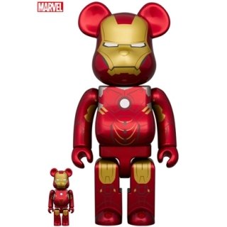 BE@RBRICK IRON MAN MARK IV 100％ & 400％