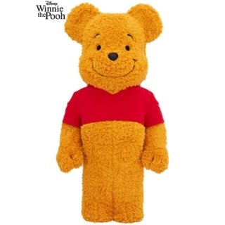 BE@RBRICK Winnie the Pooh COSTUME Ver.（PILE FABRIC）1000％