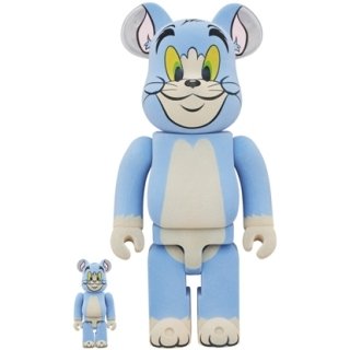 BE@RBRICK TOM（Classic Color） FLOCKY Ver. 100％ & 400％ (TOM AND JERRY)