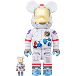 BE@RBRICK APOLLO17 ASTRONAUT 100％ & 400％