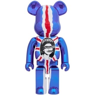 BE@RBRICK Sex Pistols "God Save The Queen" Chrome Ver. 1000％