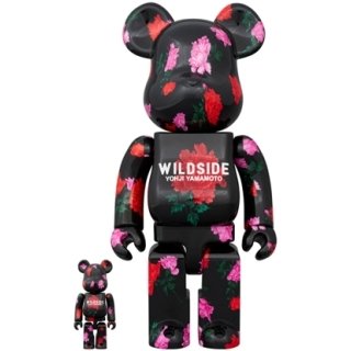 BE@RBRICK WILDSIDE YOHJI YAMAMOTO 牡丹 100％ & 400％