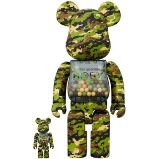 MY FIRST BE@RBRICK B@BY DIGITAL CAMO Ver. 100％ & 400％