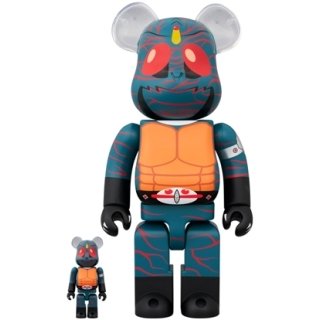 BE@RBRICK 仮面ライダーアマゾン 100％ & 400％