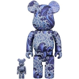 BE@RBRICK 葛飾北斎 上町祭屋台天井絵「男浪」100％ & 400％