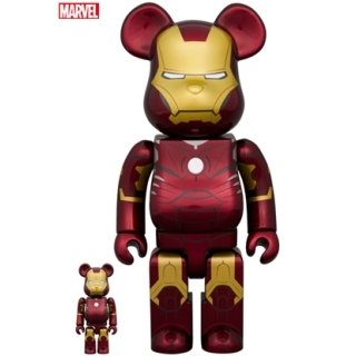 BE@RBRICK IRON MAN MARK III 100％ & 400％