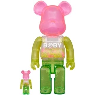 MY FIRST BE@RBRICK 1st Color Clear Ver. 100％ & 400％